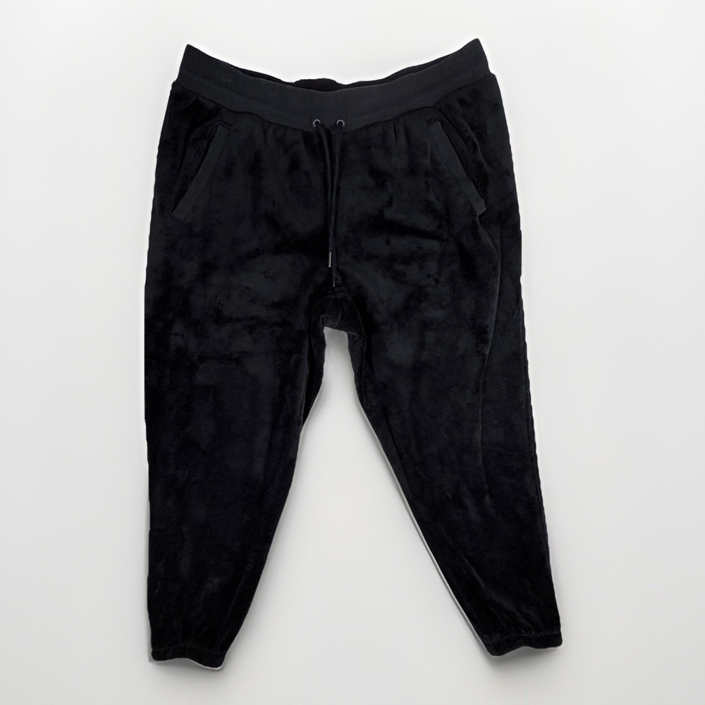 ATHLETA Double Cozy Karma Recover‎ Jogger Pants, Black 1X Casual Lounge Relax